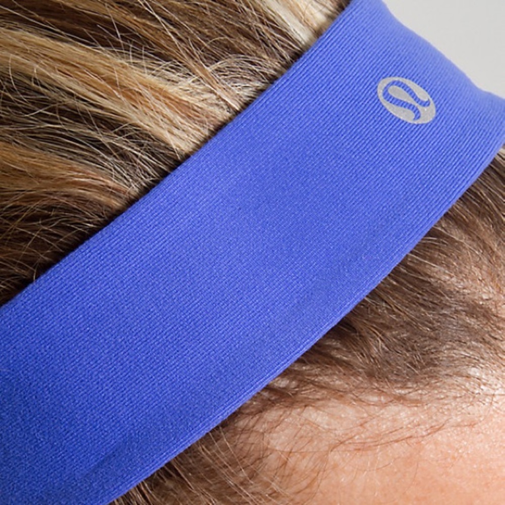 Blue Lulu Lemon headband